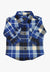Pilbara Kids Open Front Flannelette Shirt