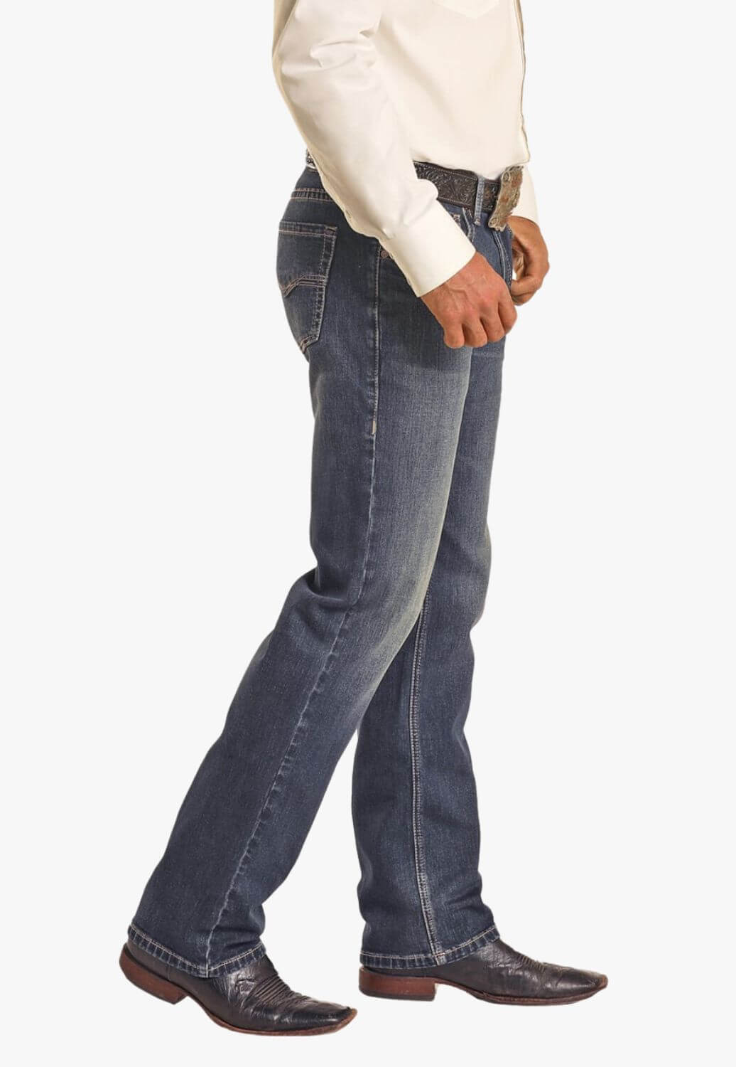 Rock & Roll Mens Vintage 46 Revolver Slim Fit Straight Jean