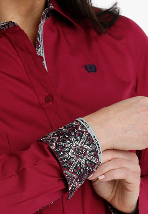 Cinch Womens Western Long Sleeve Shirt