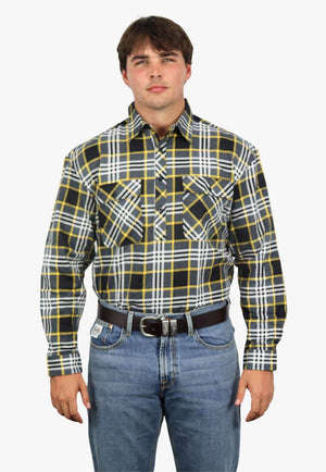 Pilbara Mens Closed Front Flannelette Shirt