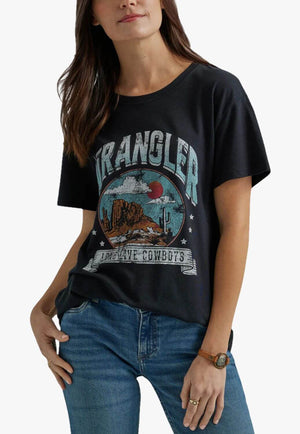 Wrangler Womens Long Live Cowboy T-Shirt
