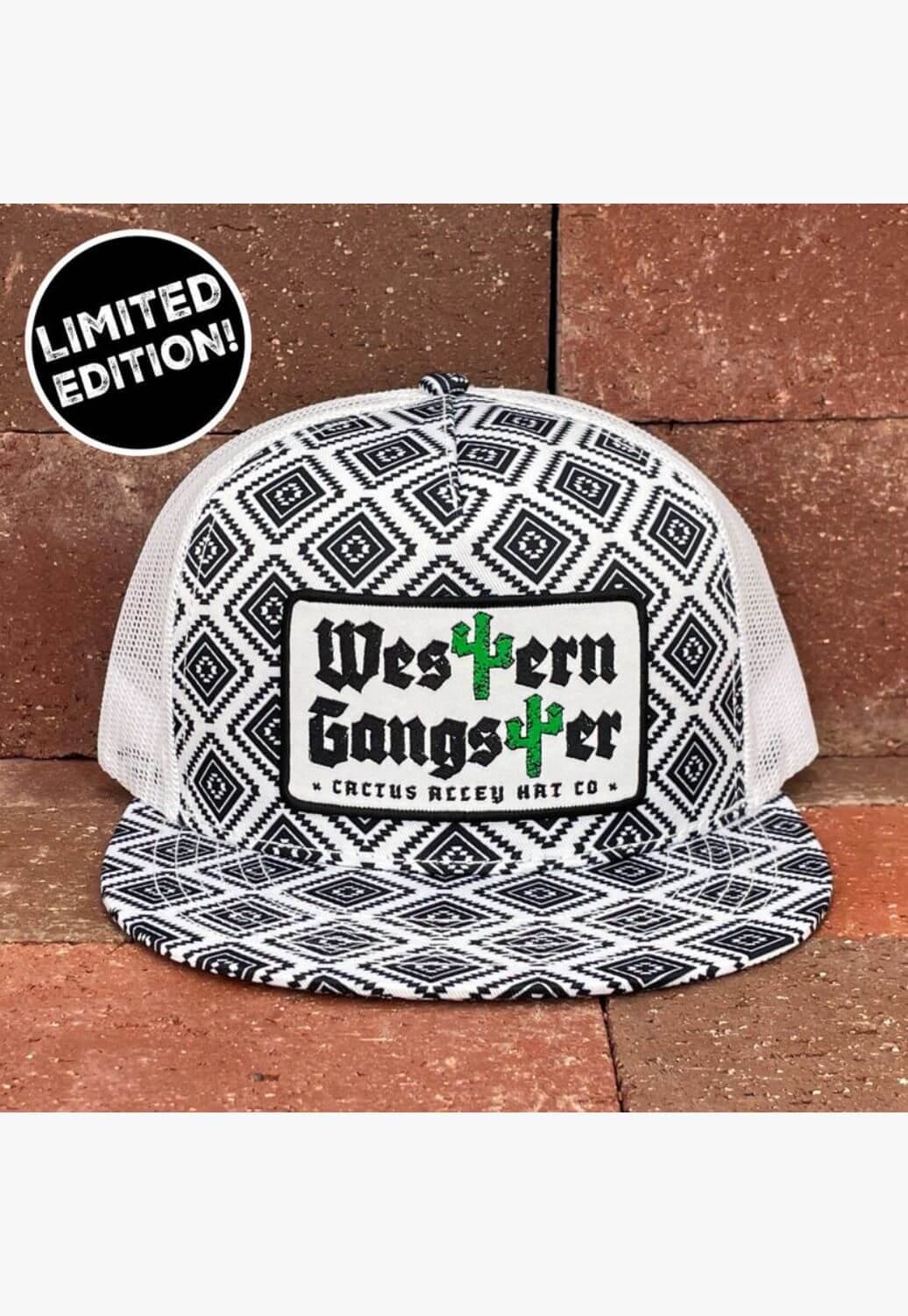 Cactus Alley Hat Co Western Gangster Cap