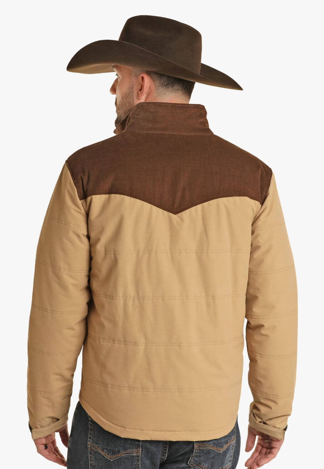 Rock and Roll Mens Vintage Corduroy Yoke Jacket