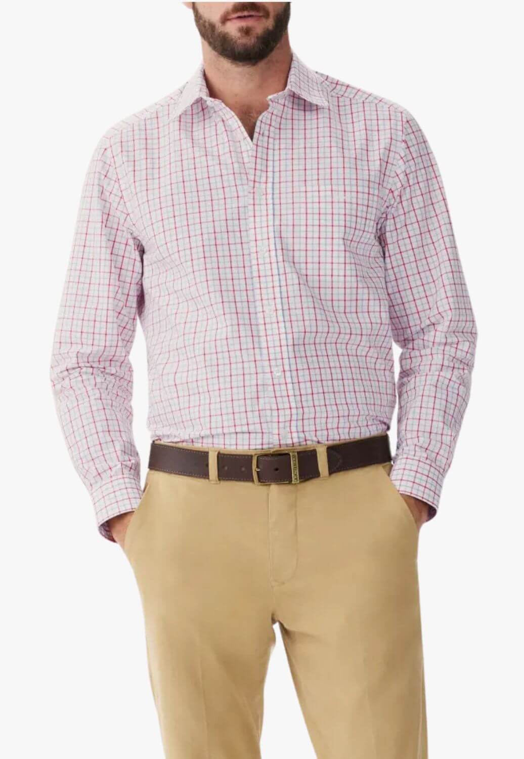 R.M. Williams Mens Classic Long Sleeve Shirt