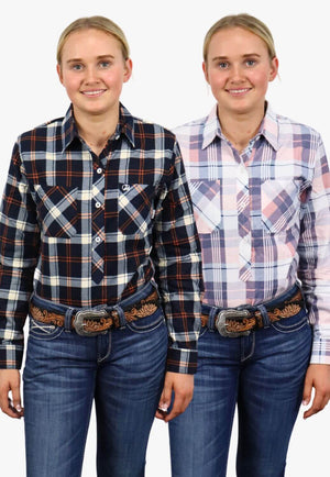 Swanndri Womens Egmont Closed Front Flannelette Shirt Twin Pack