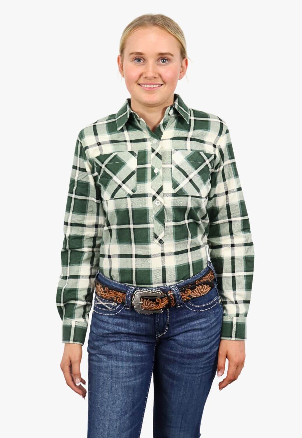 Swanndri Womens Egmont Closed Front Flannelette Shirt Twin Pack