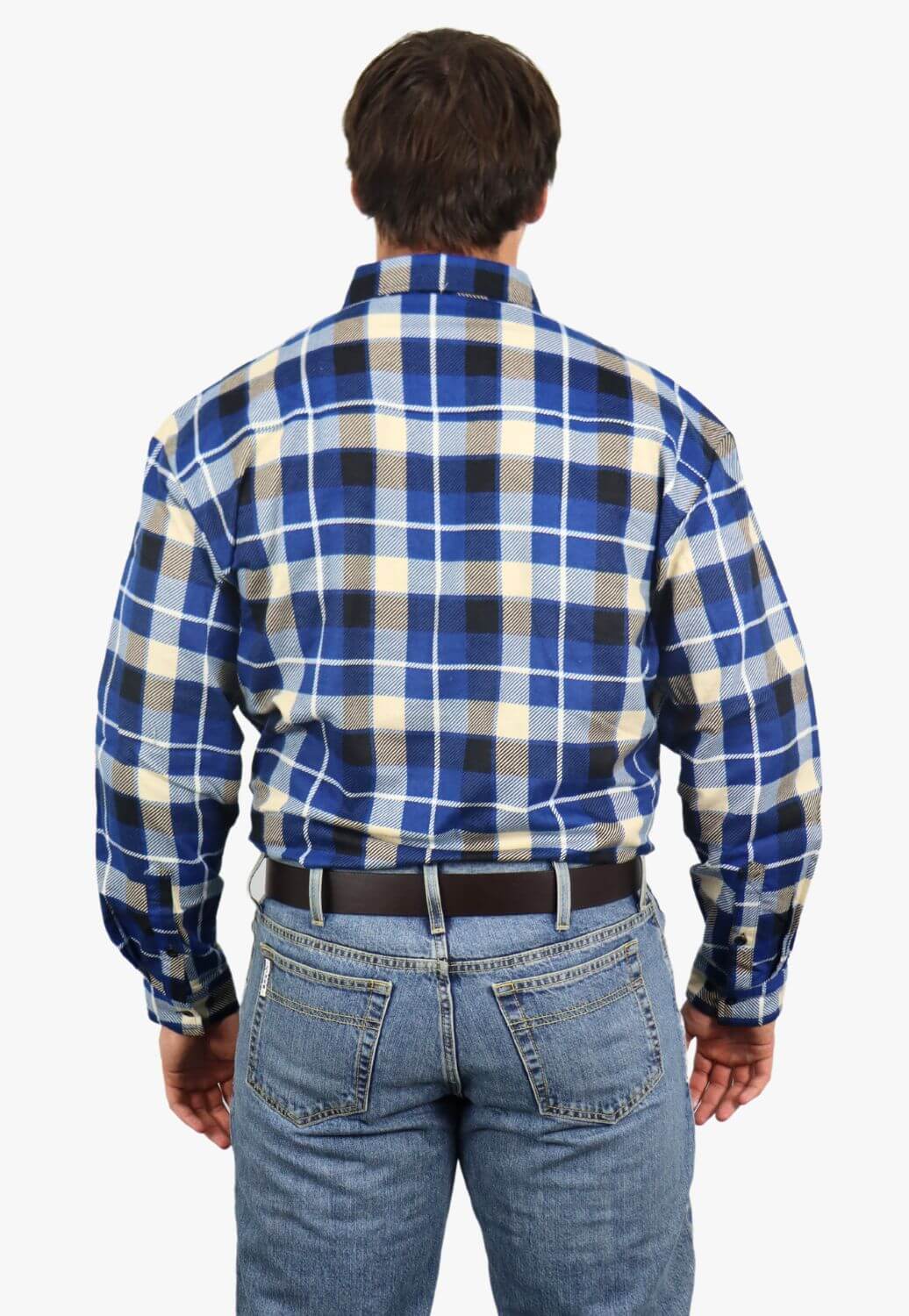 Pilbara Mens Closed Front Flannelette Shirt