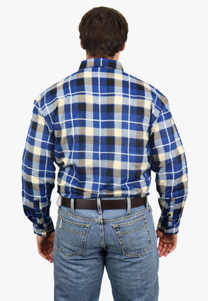 Pilbara Mens Closed Front Flannelette Shirt