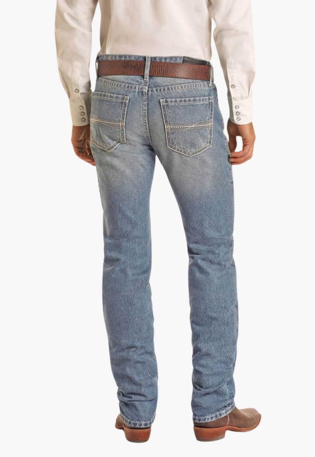 Rock & Roll Mens Vintage 46 Revolver Slim Fit Straight Jean