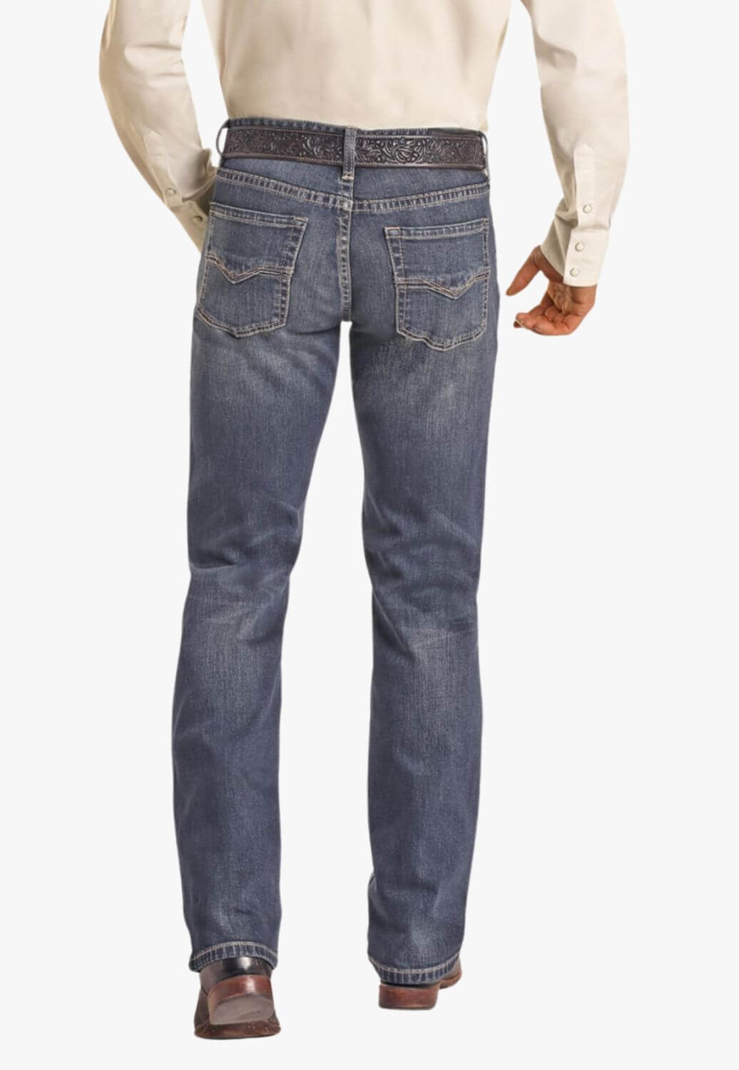 Rock & Roll Mens Vintage 46 Revolver Slim Fit Straight Jean