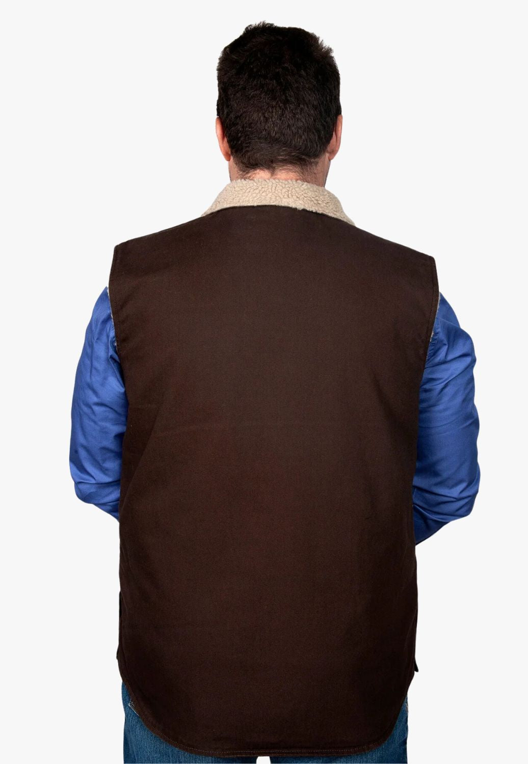 Just Country Mens Diamantina Sherpa Vest