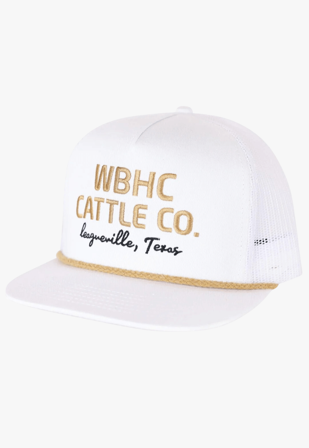 Whiskey Bent Hat Co White Gold Cap