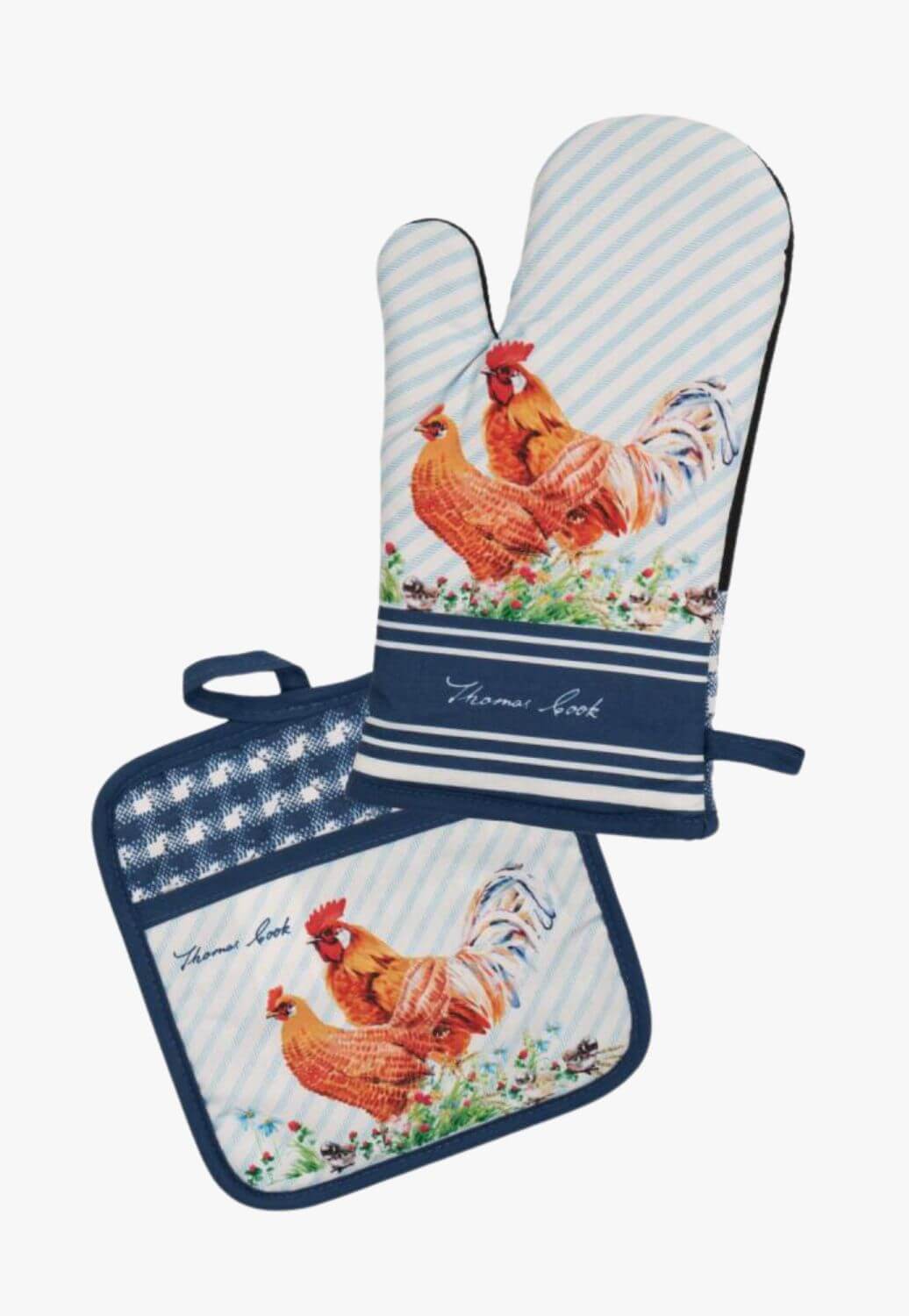 Thomas Cook Ovenmitt and Pot Holder Set
