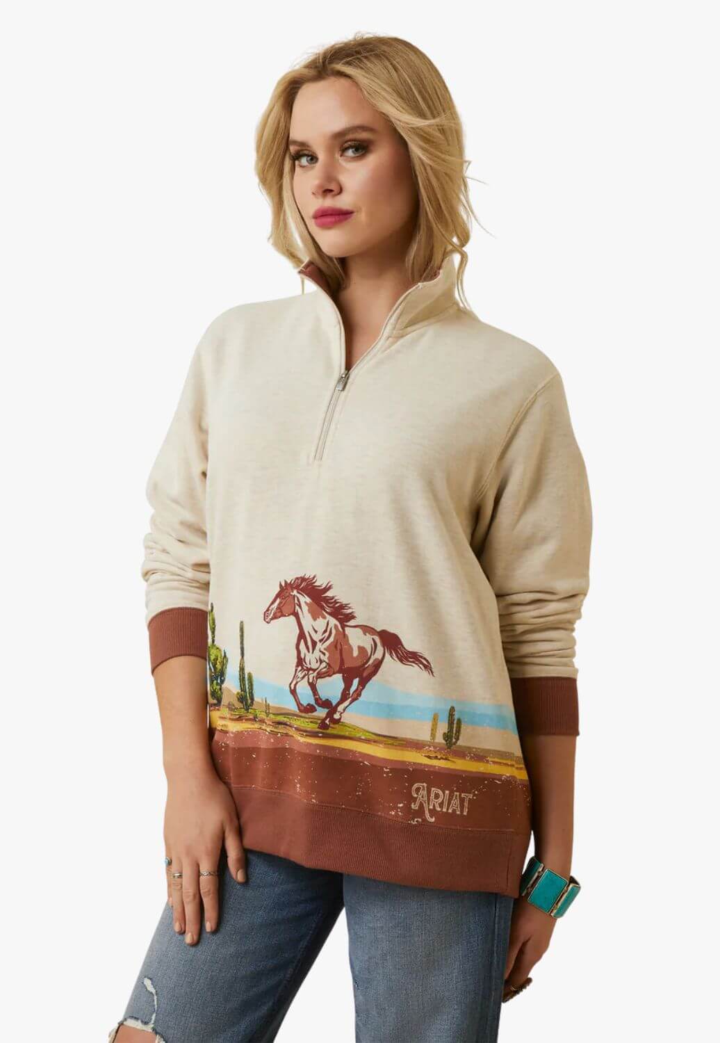 Ariat Womens Wild Horse Sweatshirt
