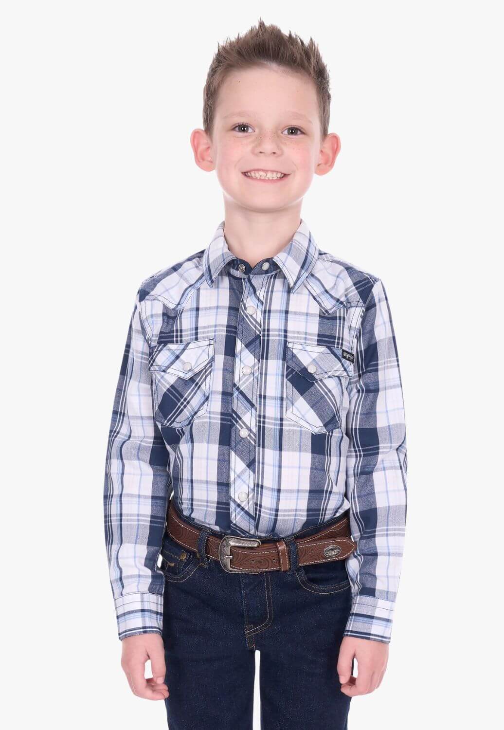 Pure Western Boys Billy Long Sleeve Shirt