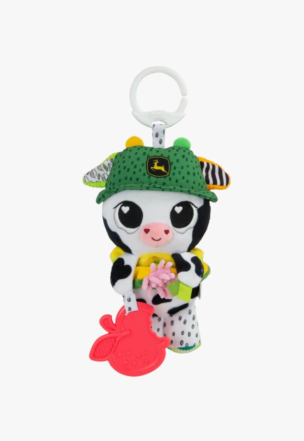 John Deere Lamaze Bella The Cow Clip & Go Plush