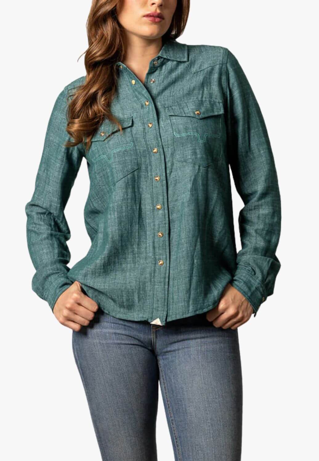 Kimes Ranch Womens Lacy Long Sleeve Shirt