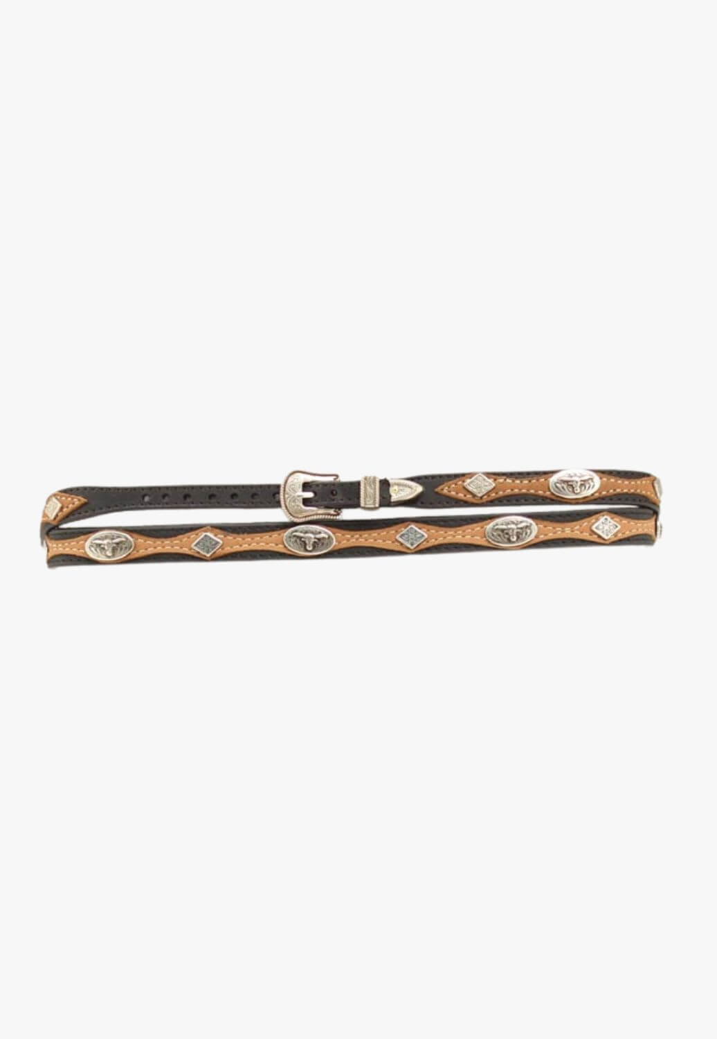 Twister Leather with Longhorn Hatband