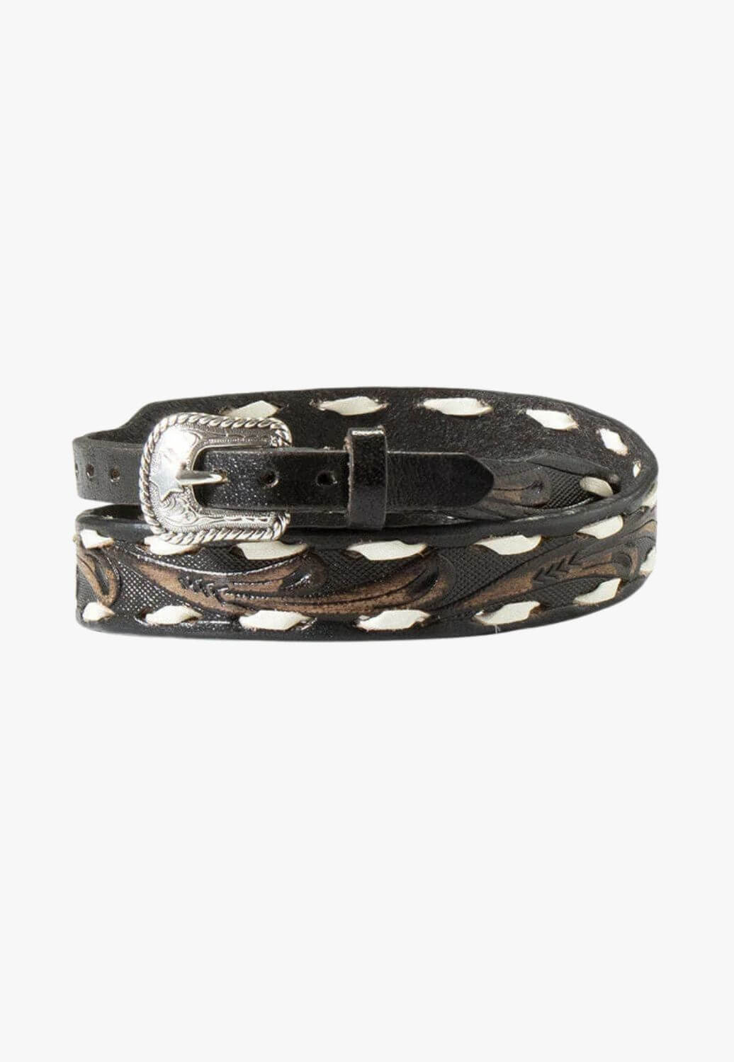 Twister Leather Scrolling Hatband