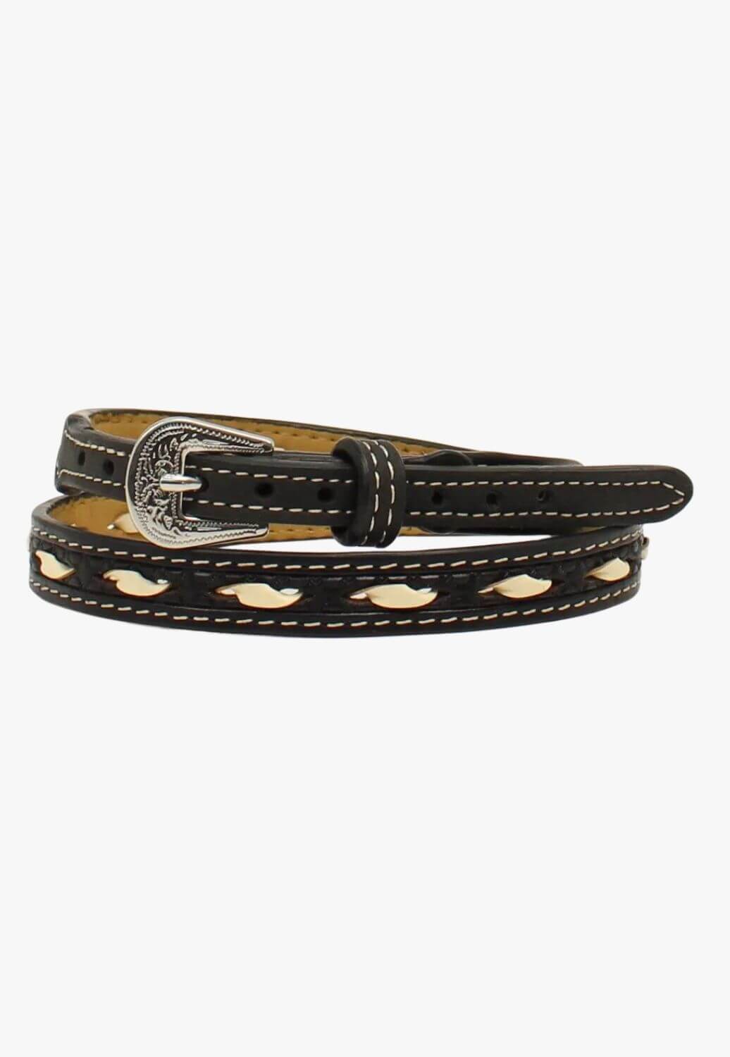 Twister Braided Leather Hatband