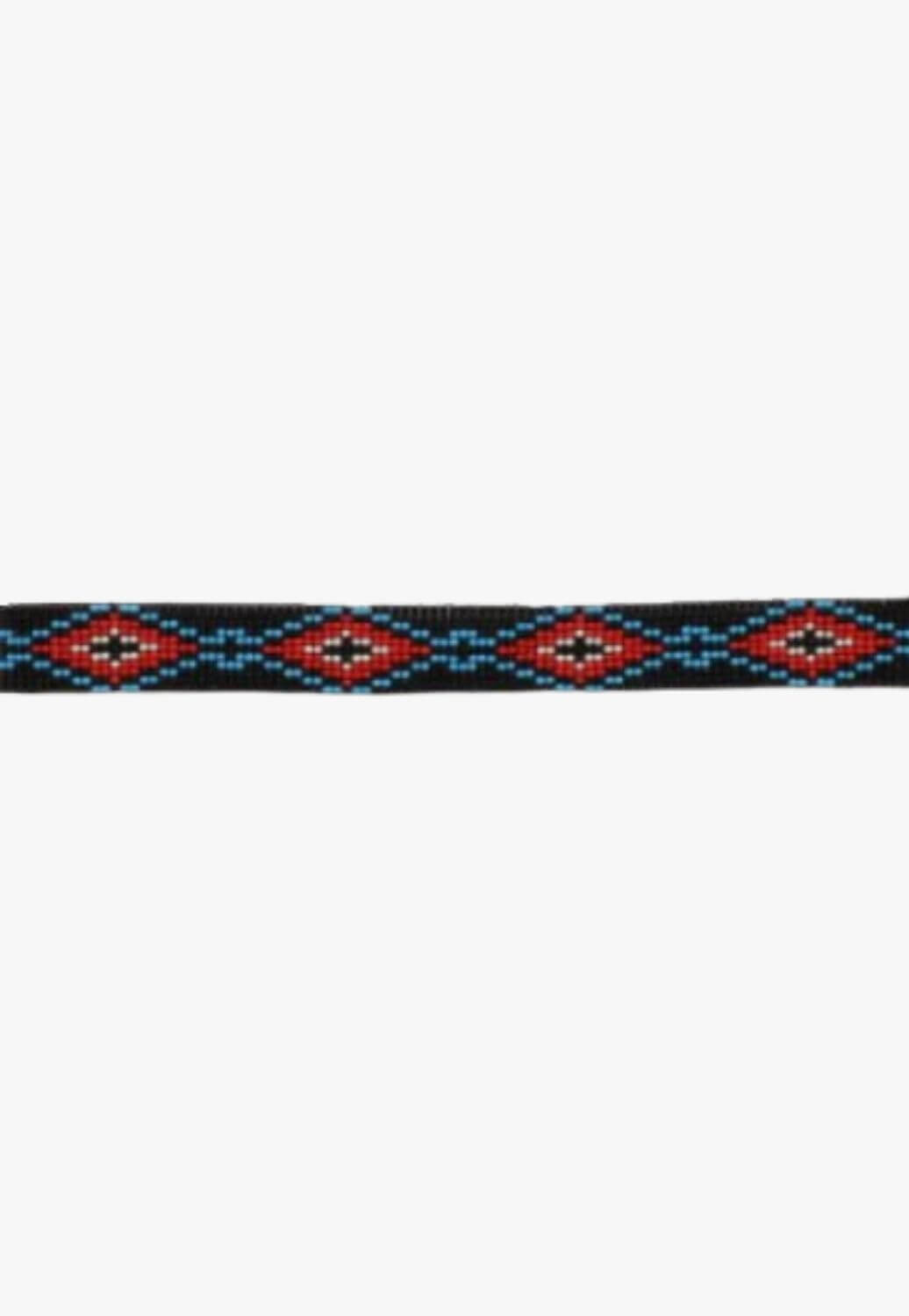 Twister Beaded Aztec Hatband