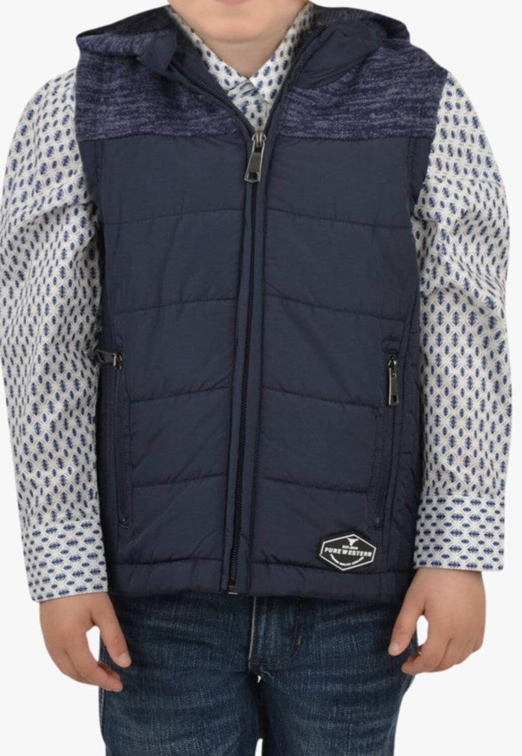Pure Western Boys Morrison Puffer Vest