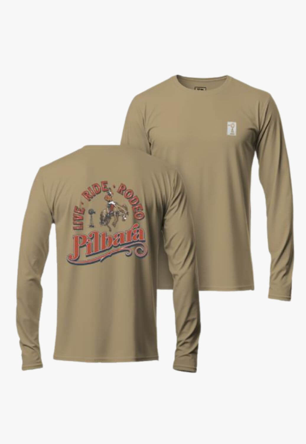 Pilbara Mens Rodeo Long Sleeve T-Shirt
