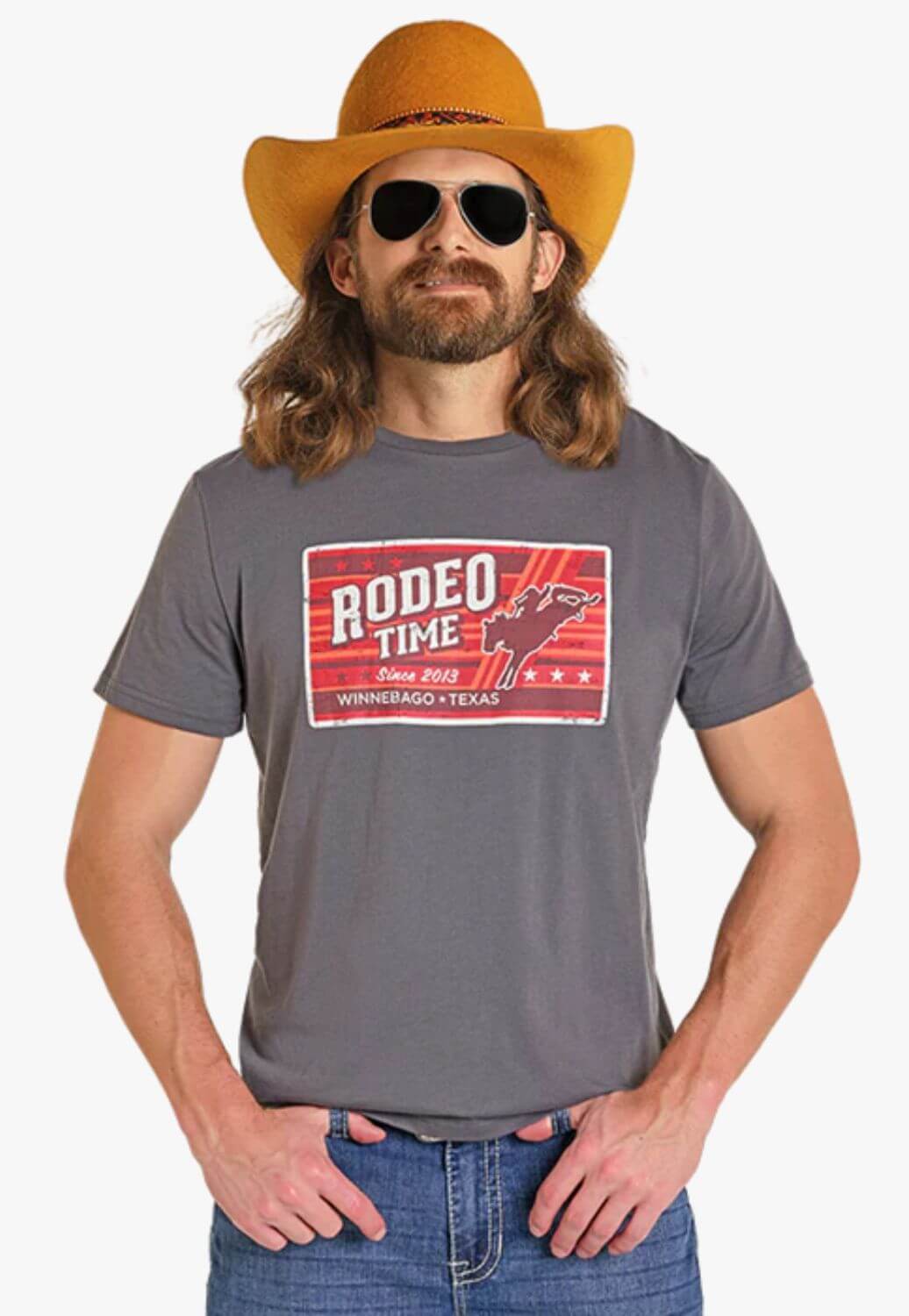 Rock & Roll Unisex Rodeo Time T-Shirt