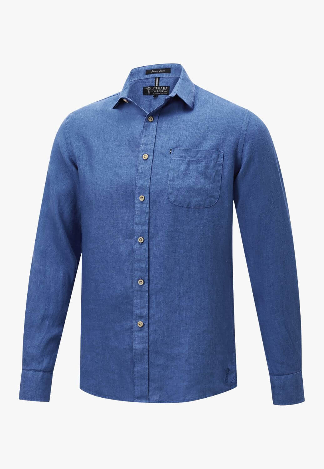 Pilbara Mens Linen Long Sleeve Shirt