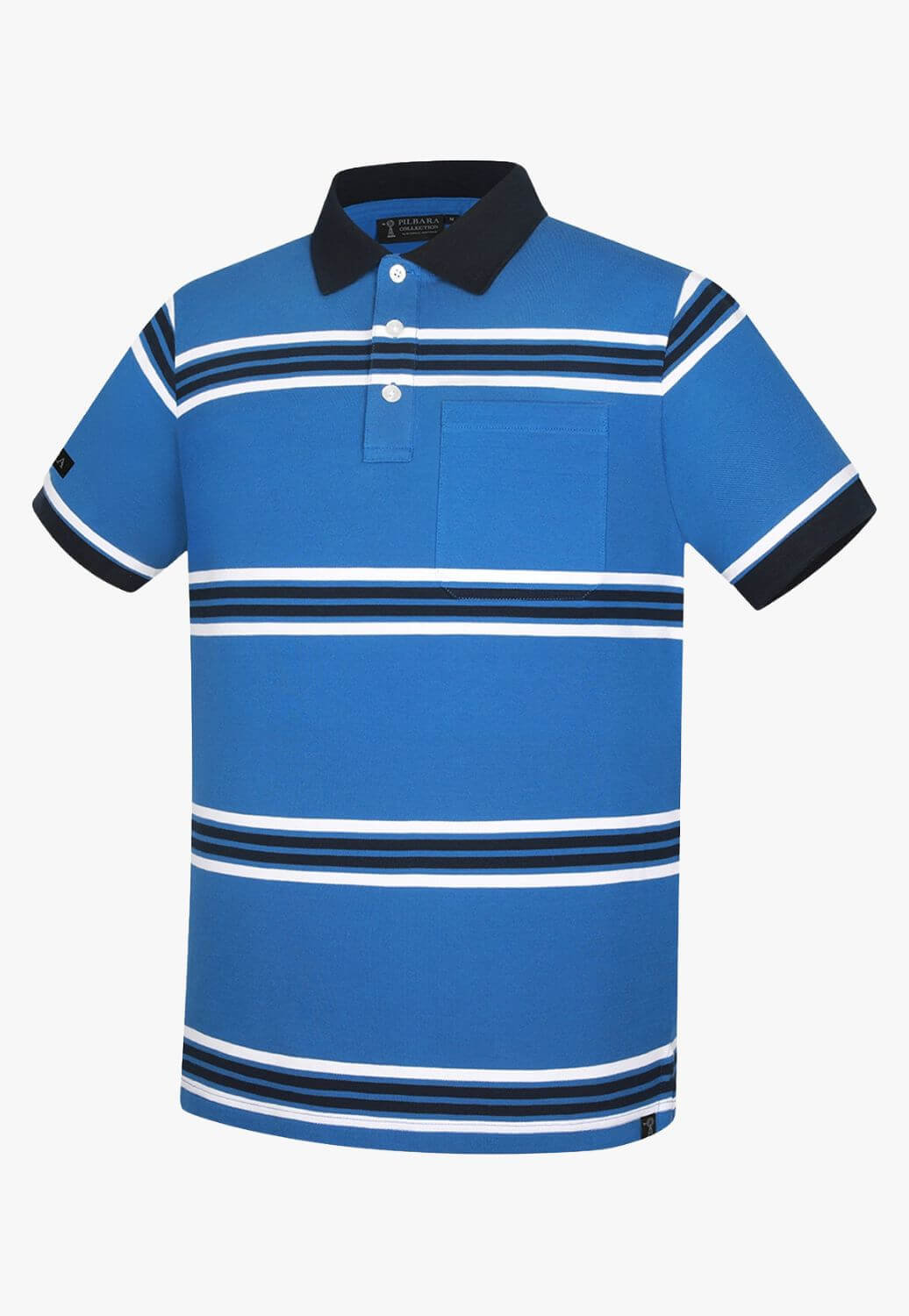 Pilbara Mens Striped Polo