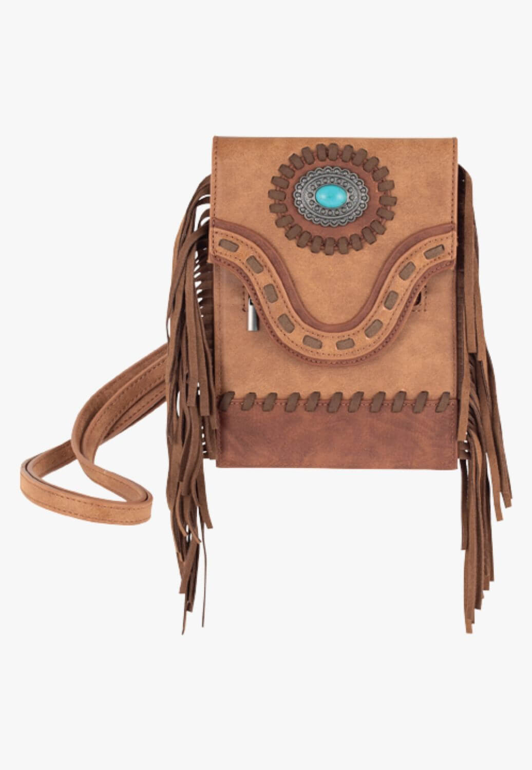 Justin Womens Saddle Pouch with Concho Bag