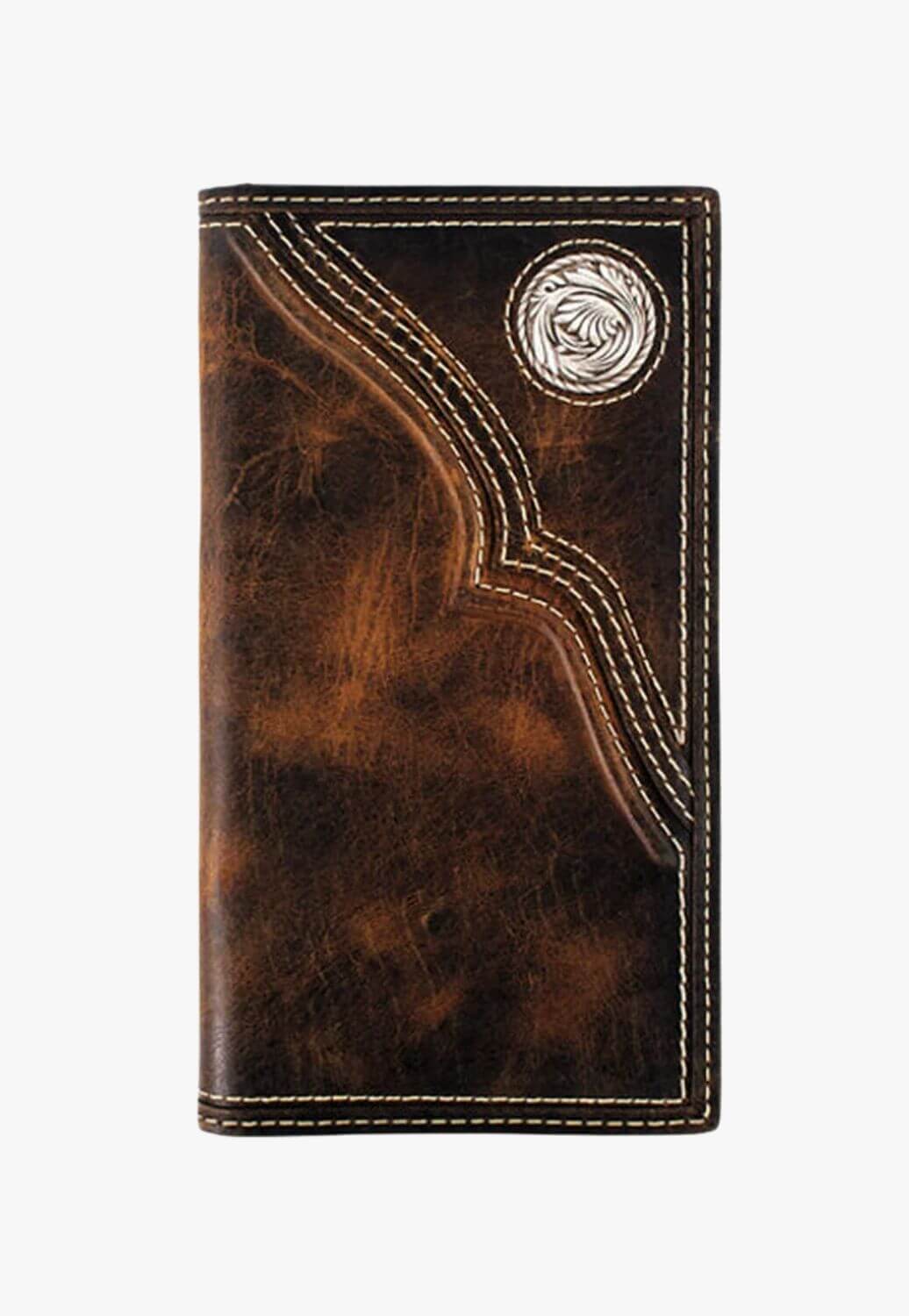 Justin Mens Oiled Leather Rodeo Wallet