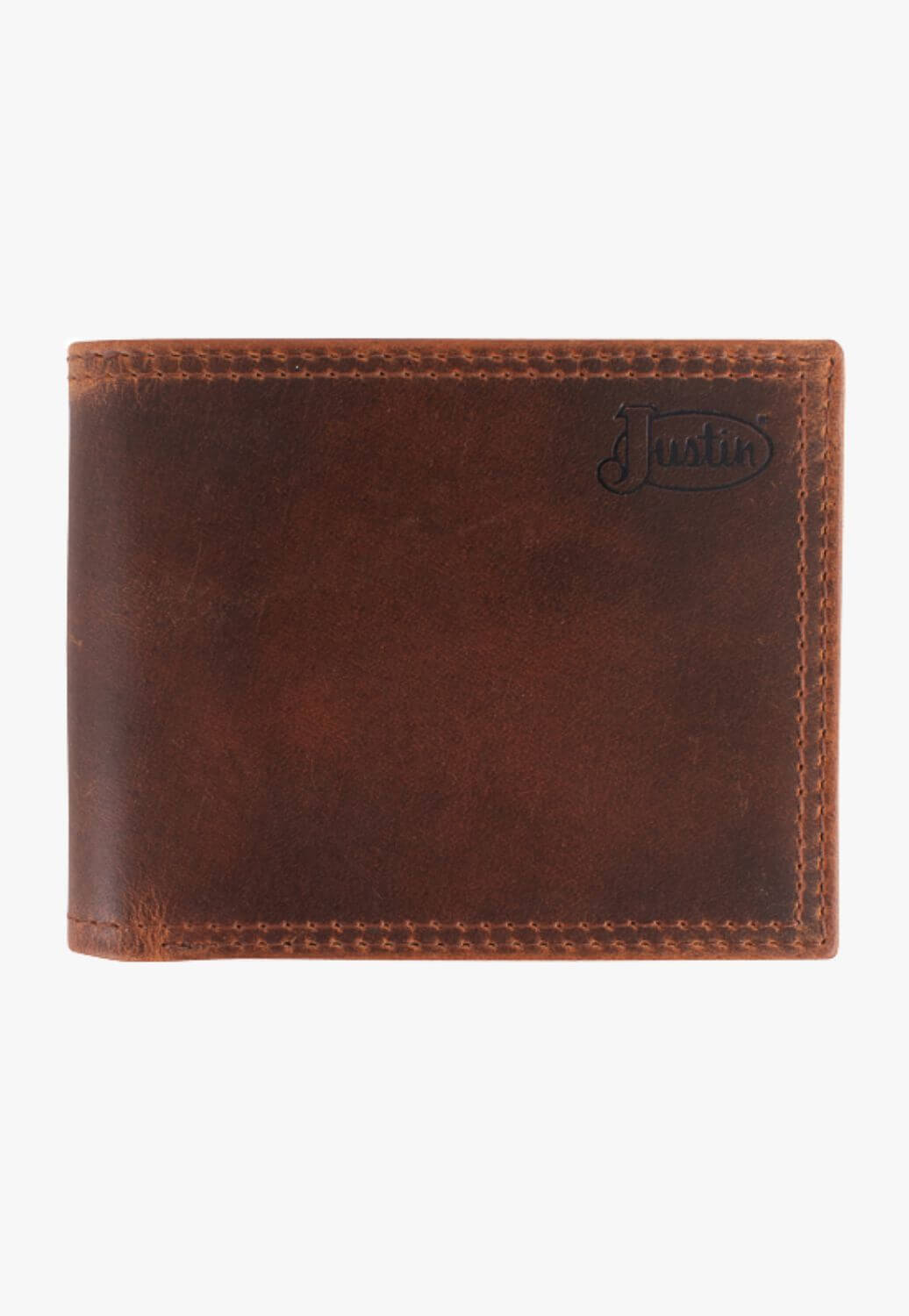 Justin Mens Leather Bifold Wallet