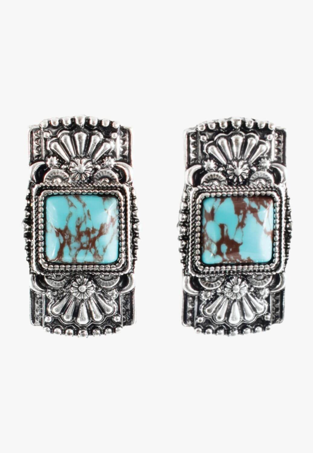 Justin Womens Bar Stud Earrings