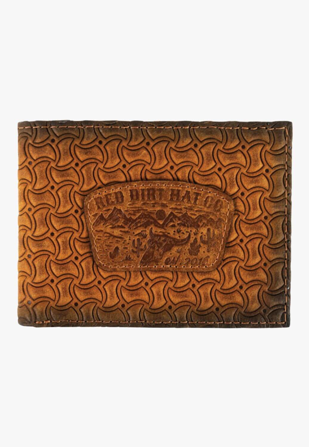 Red Dirt Hat Co Mens Bifold Wallet With Patch