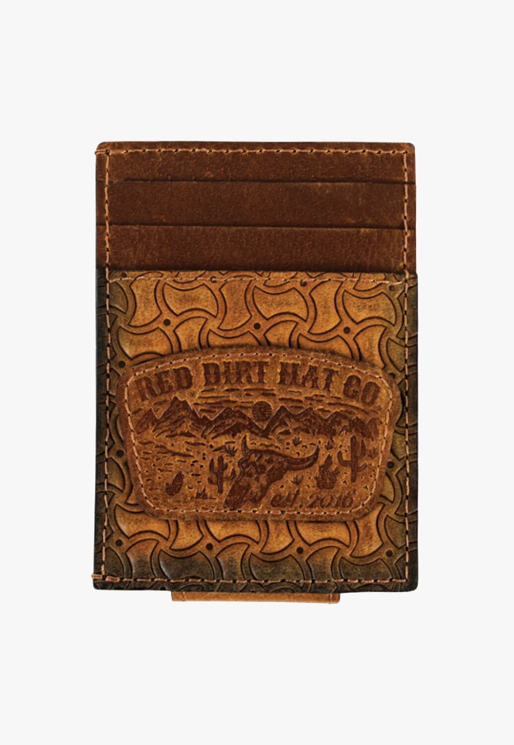 Red Dirt Hat Co Card Case With Magnet Clip