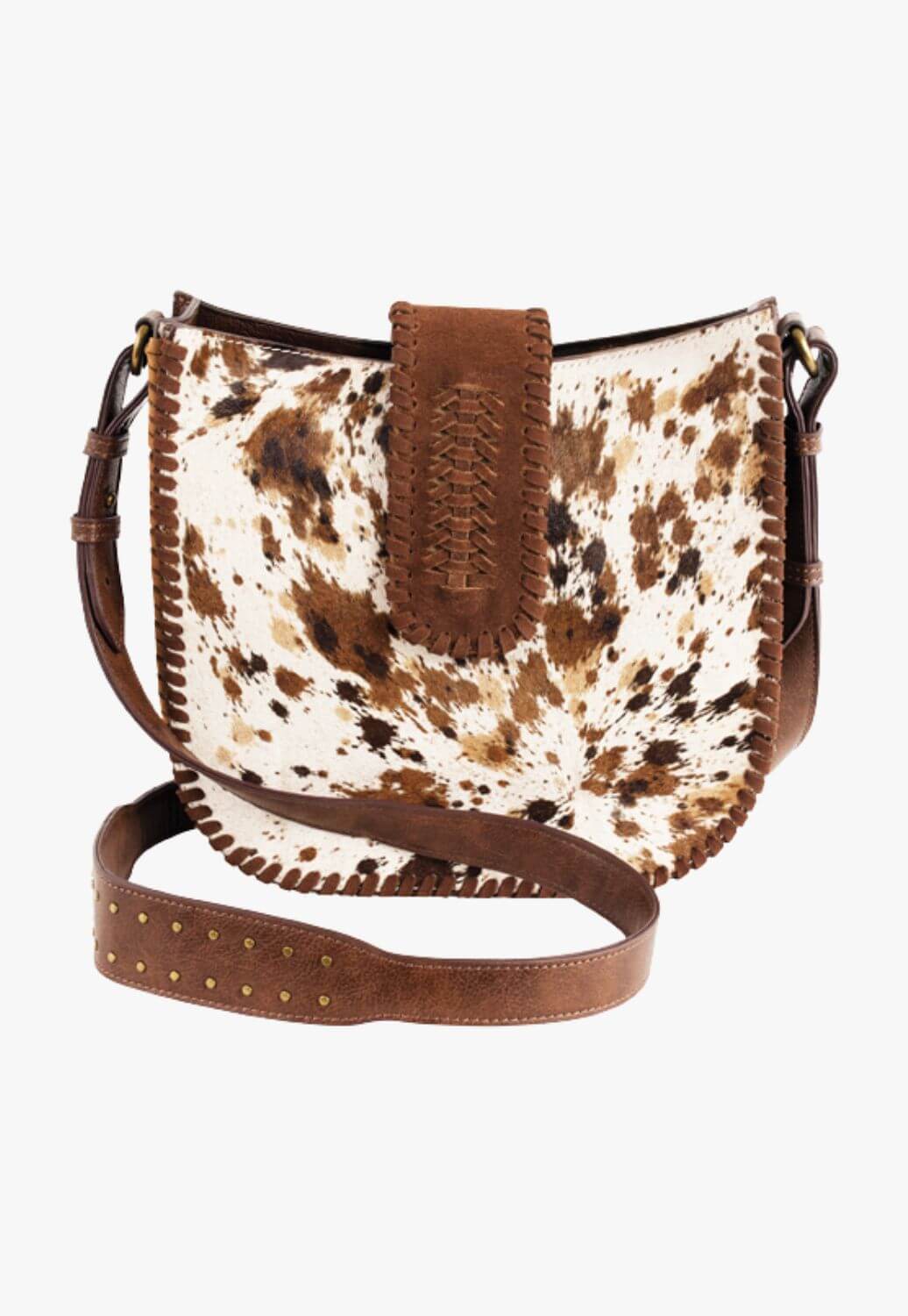 Catchfly Womens Whip Stitch Crossbody Bag