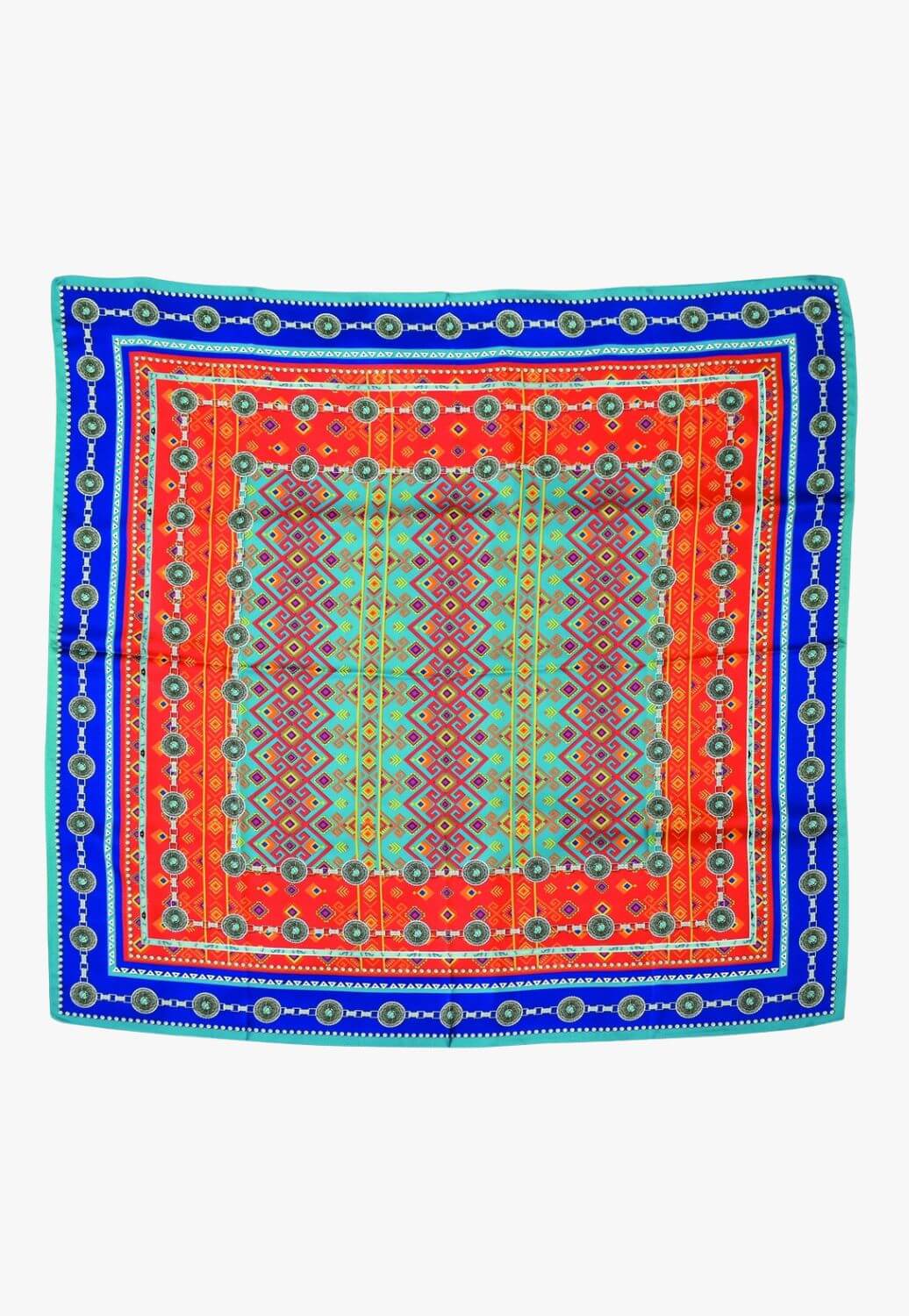 Catchfly Womens Chainbelt Print Scarf