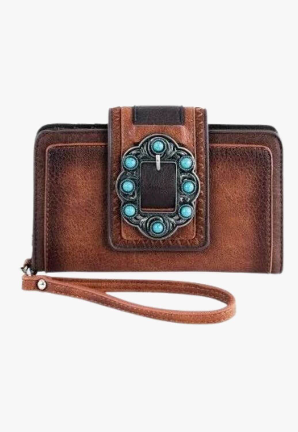 Catchfly Womens Large Wallet With Buckle