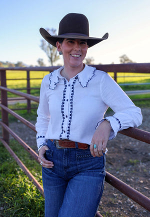 Lime And Soda Womens Lottie Long Sleeve Shirt