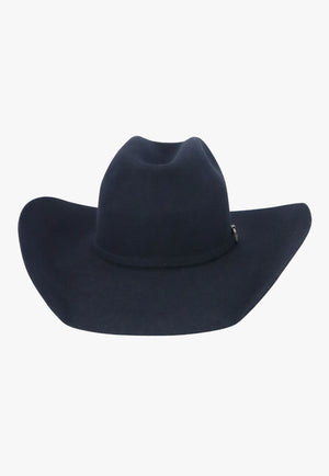 American Hat 10X Midnight Blue Minn Crown Hat Self Band