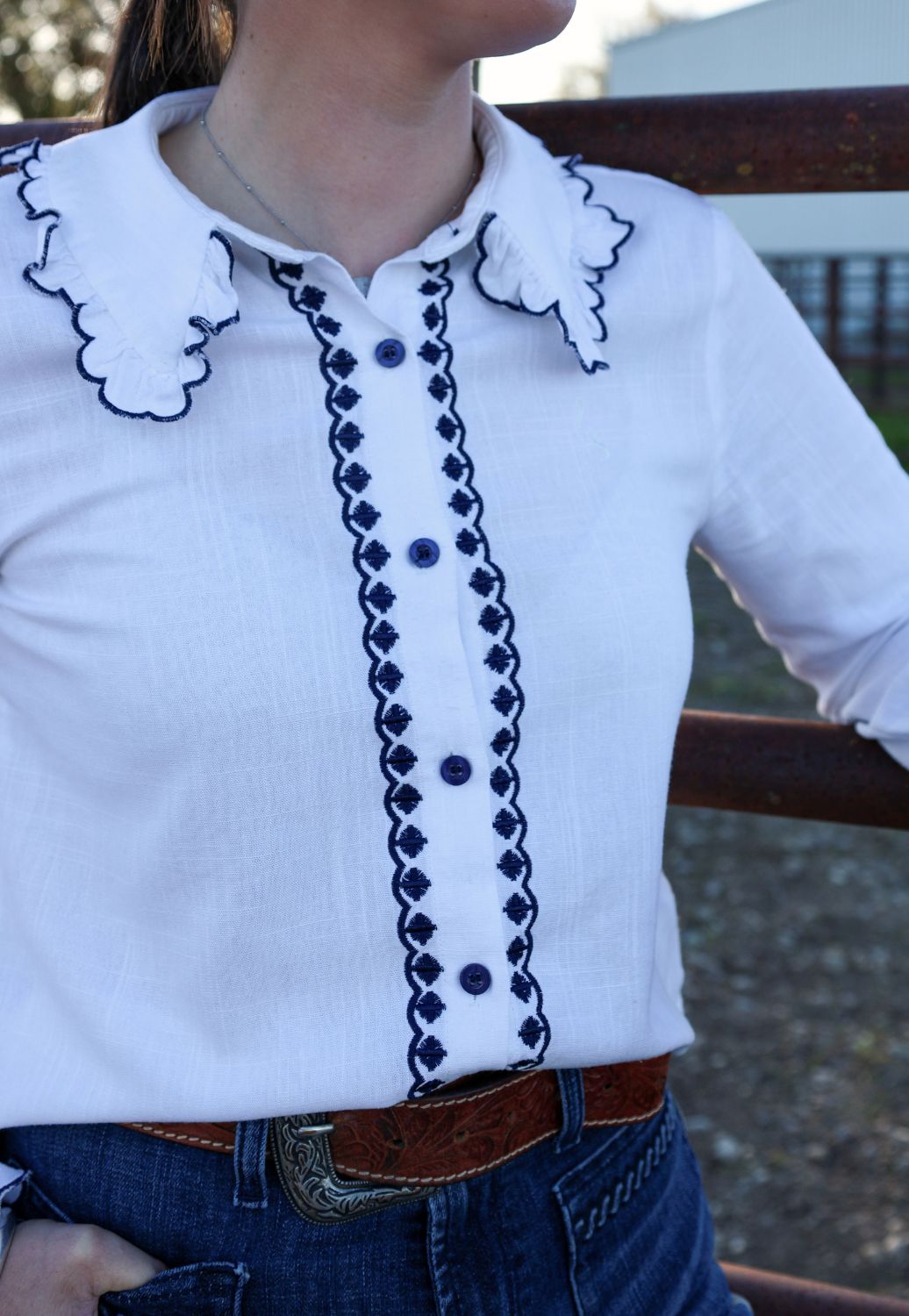 Lime And Soda Womens Lottie Long Sleeve Shirt