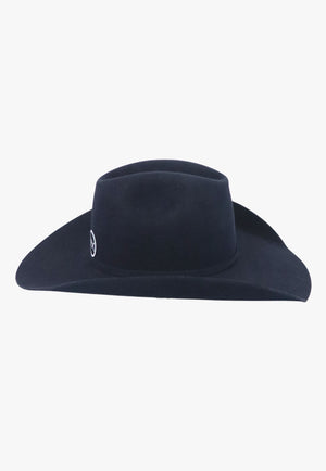 American Hat 10X Midnight Blue Minn Crown Hat Self Band