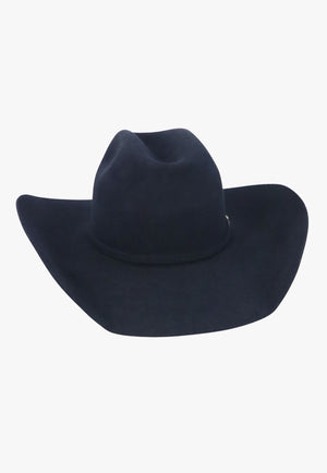 American Hat 10X Midnight Blue Minn Crown Hat Self Band