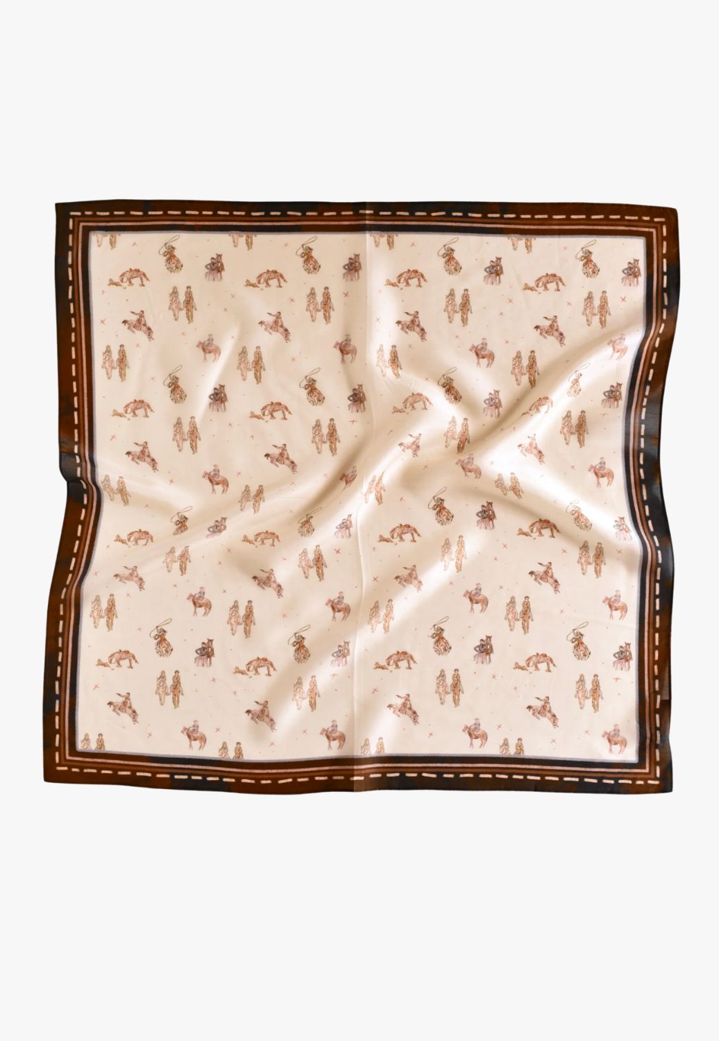 Tirzah Saddle Club Silk Western Wild Rag Scarf