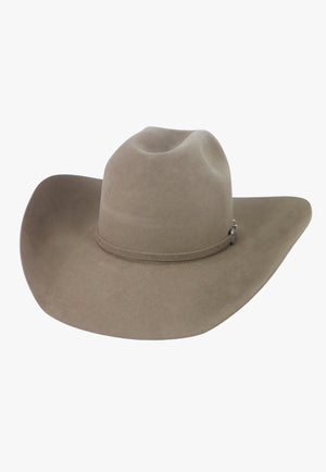American Hat 10X Pecan Minn Crown Hat Self Band