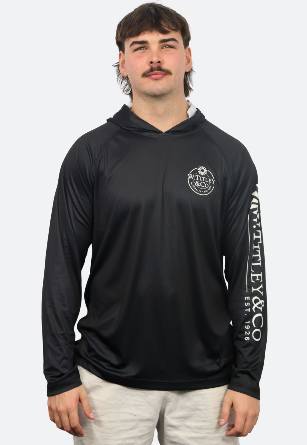 W.Titley & Co Mens Hooded Fishing Shirt