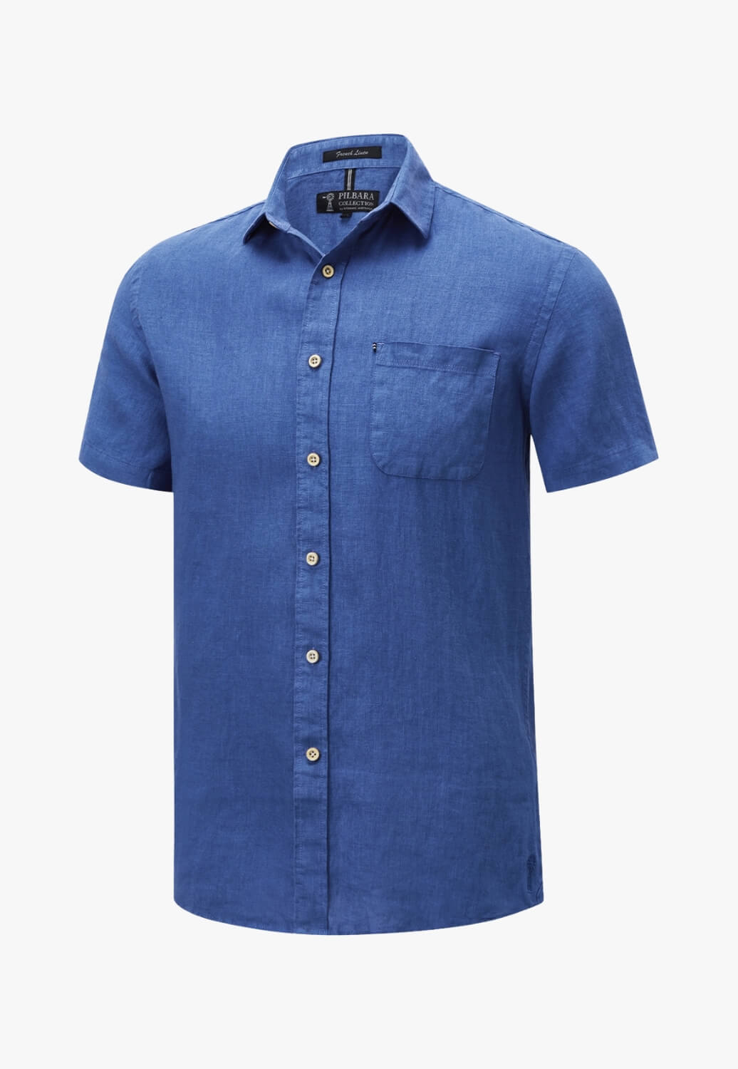 Pilbara Mens Linen Short Sleeve Shirt