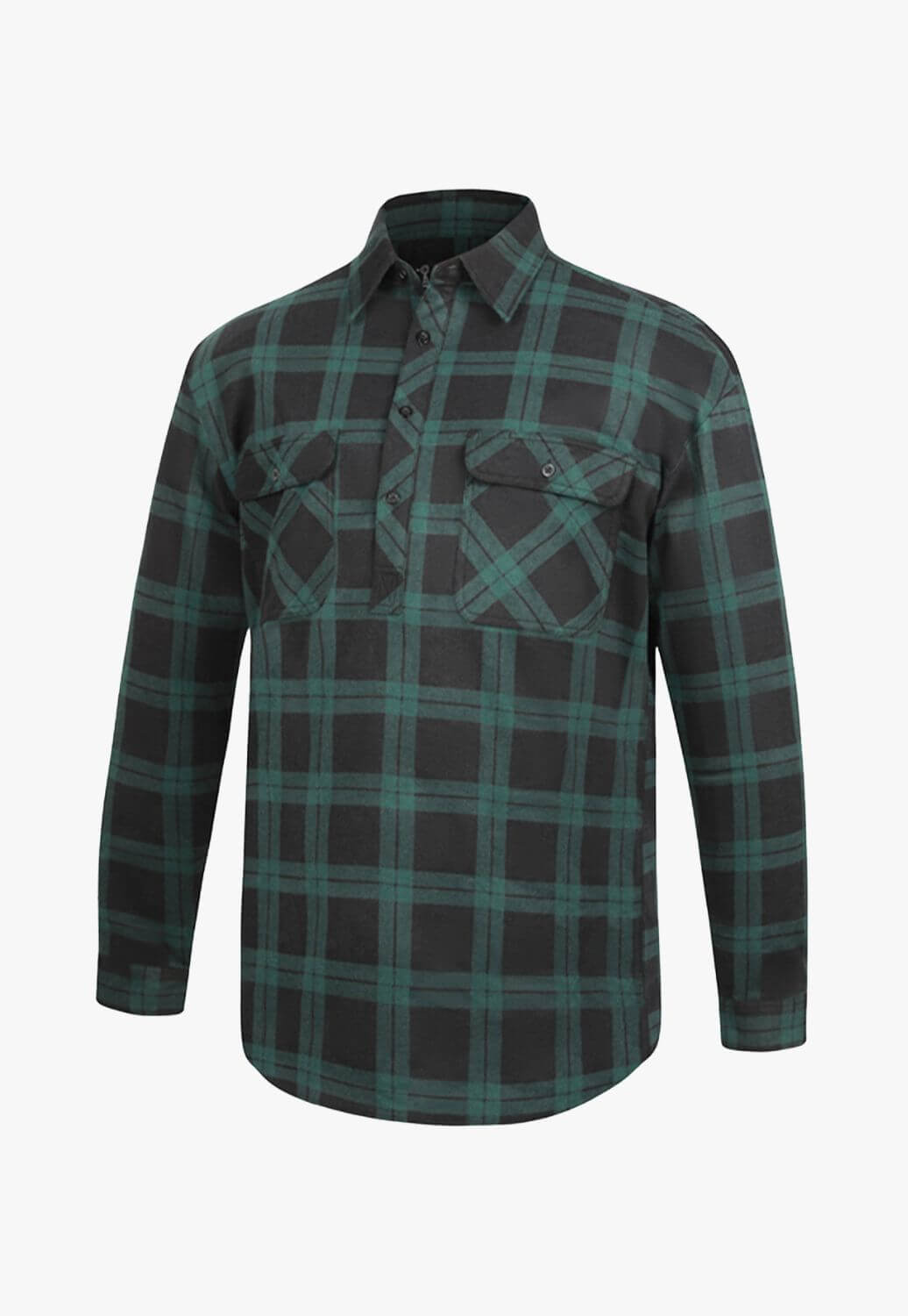 Pilbara Mens Closed Front Flannelette Shirt