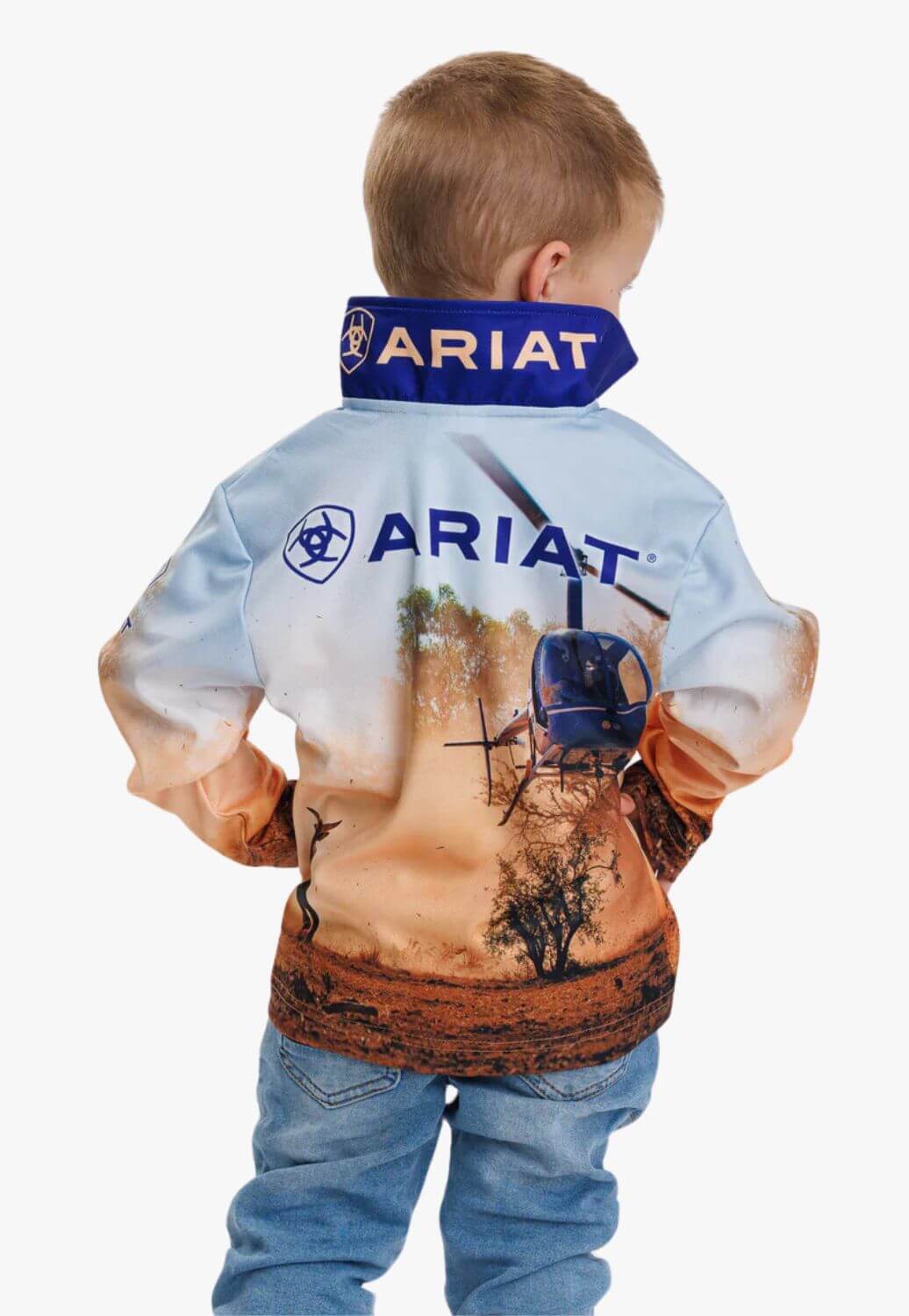 Ariat Kids Helimuster Fishing Shirt